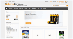 Desktop Screenshot of battericenter.dk